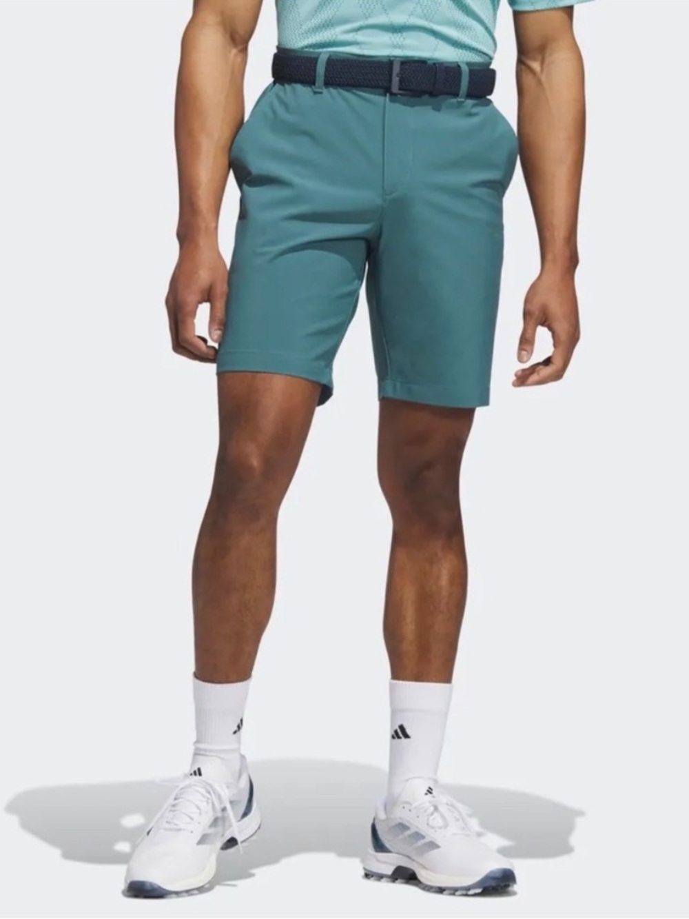 Adidas Ultimate 365 Golf Shorts Teal Athletic Quickdry Outdoors Stretch Size 30